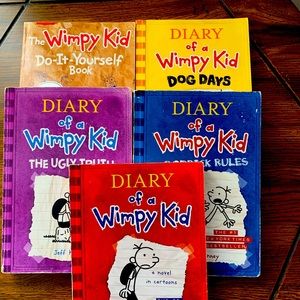 Diary of a wimpy kid 5 books